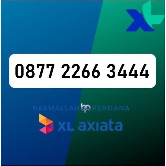 Nomor Cantik XB77 2266 3444 Perdana XL 4G 5G YOP925