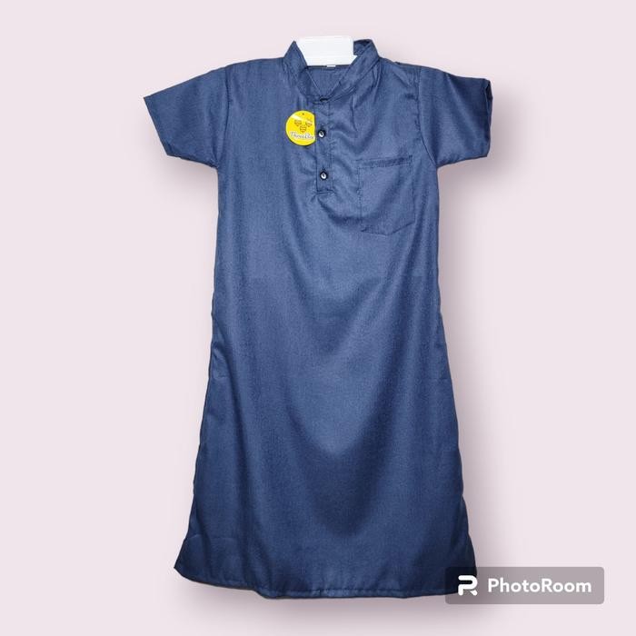 2pt5- Jubah Koko Gamis Anak Laki Laki Katun Madina Umur 2-8 Tahun