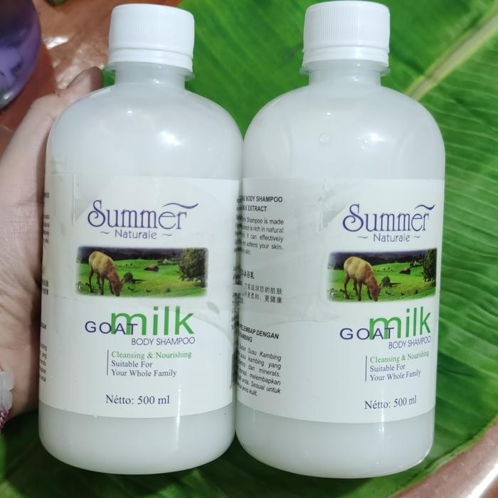Terlaris goat milk soap sabun cair mandi bundle 2 botol SALE