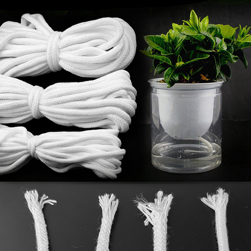 3mm 4mm 5mm Self-Watering Wick Cord Planter Pot DIY Automatic Watering Device System Potted Auto Dri