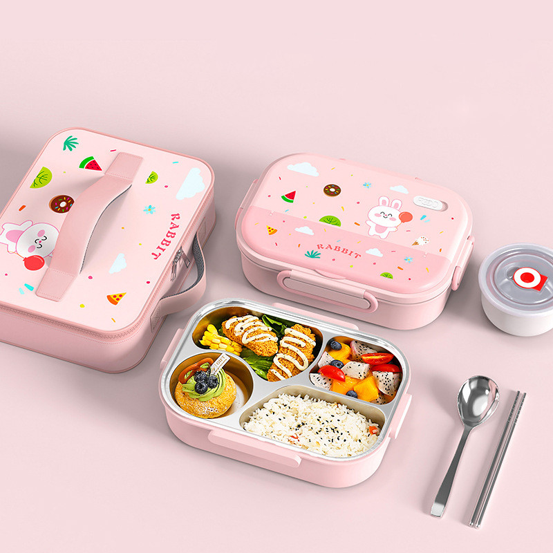 316 stainless steel insulated lunch box for children's bento lunch box for students