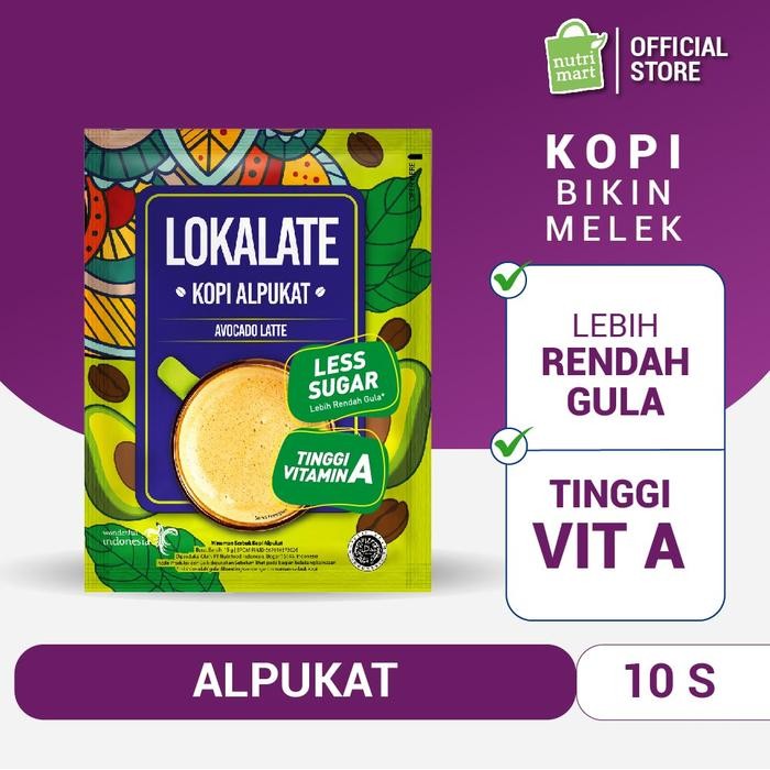 PROMO !! Lokalate Kopi Alpukat (10 Sch)