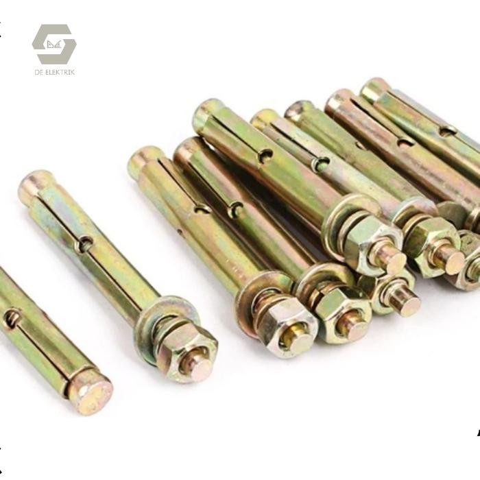 Dynabolt Dinabolt M6 6 x 40mm 6x40 isi @500pcs Baut Beton Brakcet Tembok Dinding M6x40