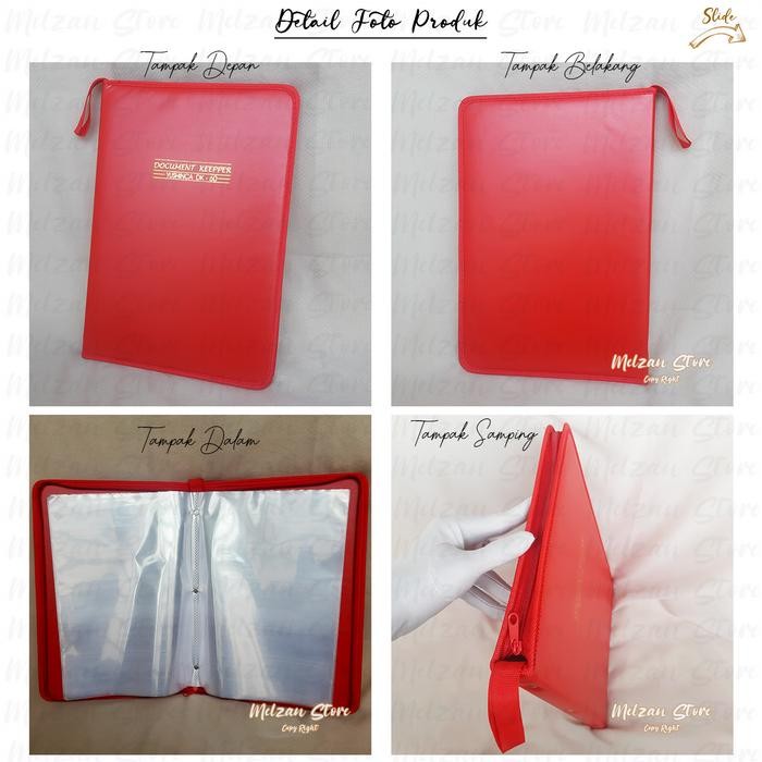 Dokumen Keeper Resleting Anti Air 60 Lembar / Map Dokumen / Map Ijazah / Map Resleting / Dokumen