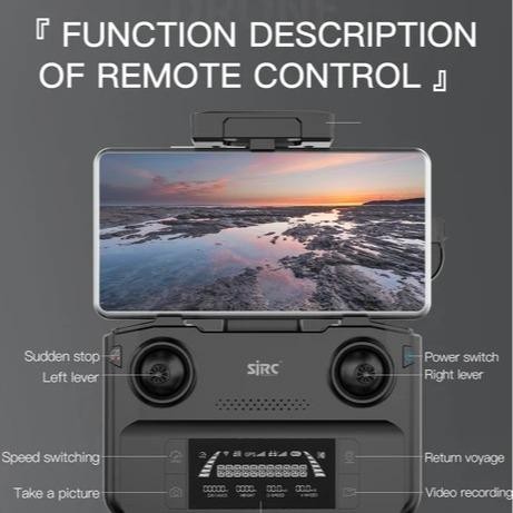 oep6- Drone Gps Sjrc F22 S2 Pro+ 6Km 2-Axis Gimbal 4K Kamera Rc Quadcopter