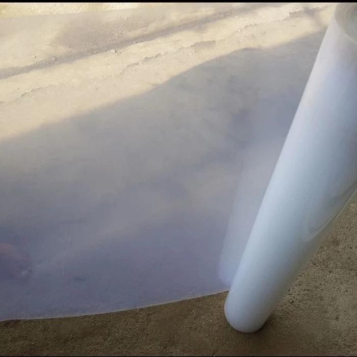 Fiber pagar polos plastik penutup pagar per rol 50 meter