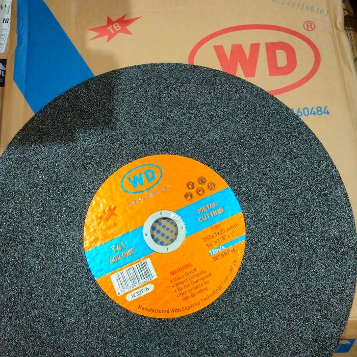 BisaDiantar- Batu Potong Wd 14 Inch /Mata Gerinda Potong Besi Resibon Potong Besar Ori Harga Per