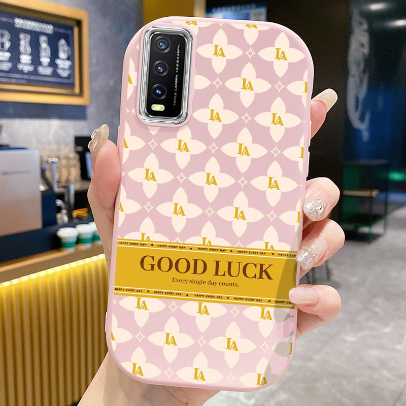 Casing Hp Untuk VIVO Y20 Y20i Y20s Y20T Y12s Y12a Case Casing Graffiti Salib HP Kasing bulat gemuk C