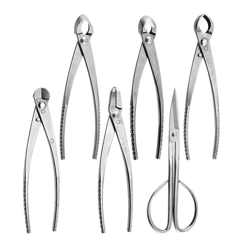 Bonsai Tools Bonsai Shears Potted Shears Gardening Shears Without Trimming Steel Pruning Pliers Set