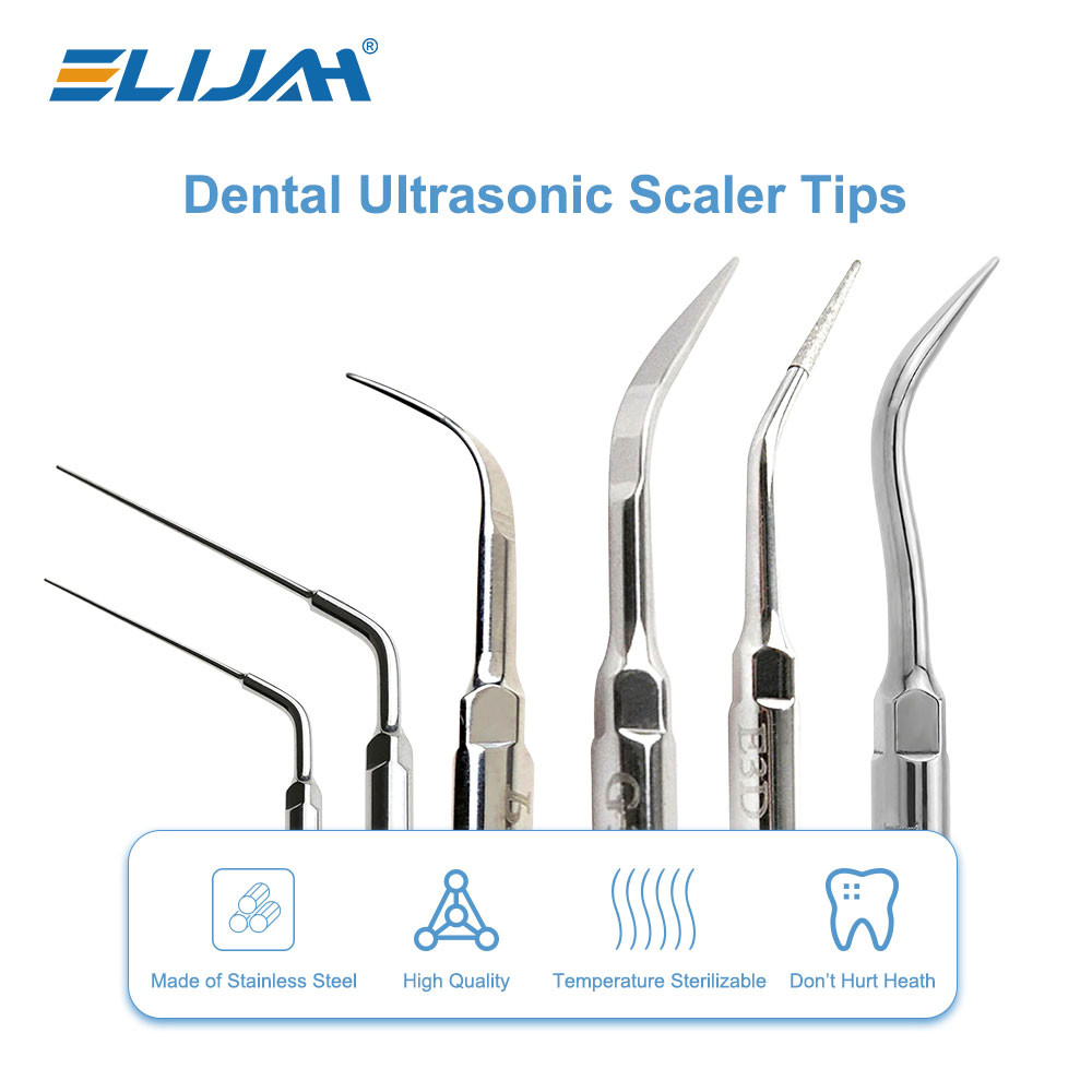 5Pcs/Pack Dental Scaler Tips Fit Ems Woodpecker Ultrasonic Scaler Handpiece Dental Ultrasonic Scaler