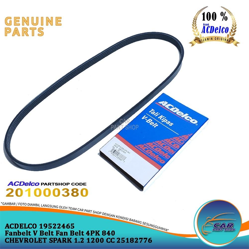 Fanbelt V Belt Fan Belt 4PK 840 CHEVROLET SPARK 1.2 1200 CC 25182776 4PK840 Ac Delco