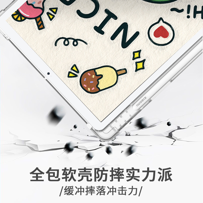 Case for Xiomi Mi Pad 6 Mipad 6 Pro 11 with Pencil Holder Back Cover Trifold Stand Tablet Cases