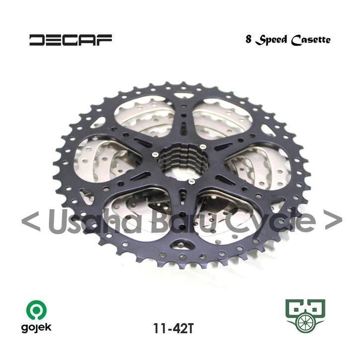 Baru Casette Sprocket 8 Speed 11-42T Decaf