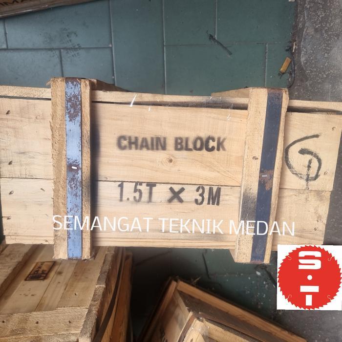 CHAIN BLOCK TAKEL KATROL HOIST 1,5TON 1.5 TON 3 METER M ELEPHANT GAJAH