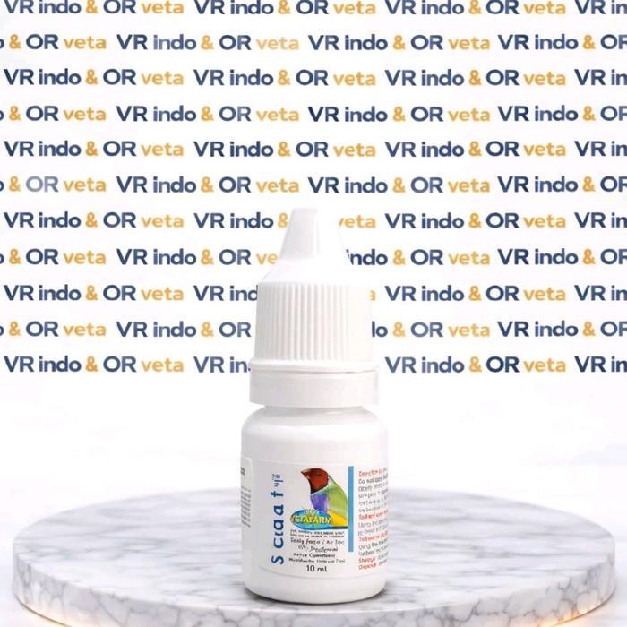 SCATT VETAFARM10ML OBAT KUTU IMPORT TETES UNTUK MERPATI PARROT FINCH