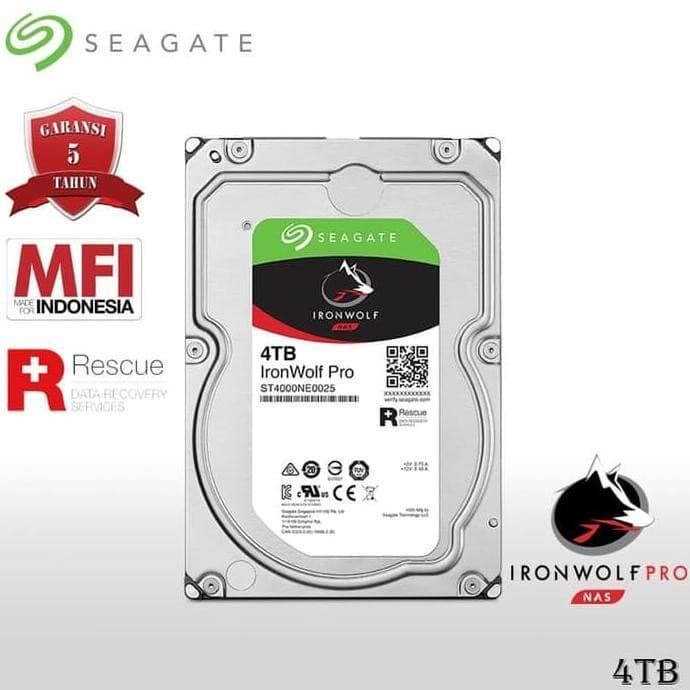 Seagate IronWolf Pro 4TB NAS 7200RPM