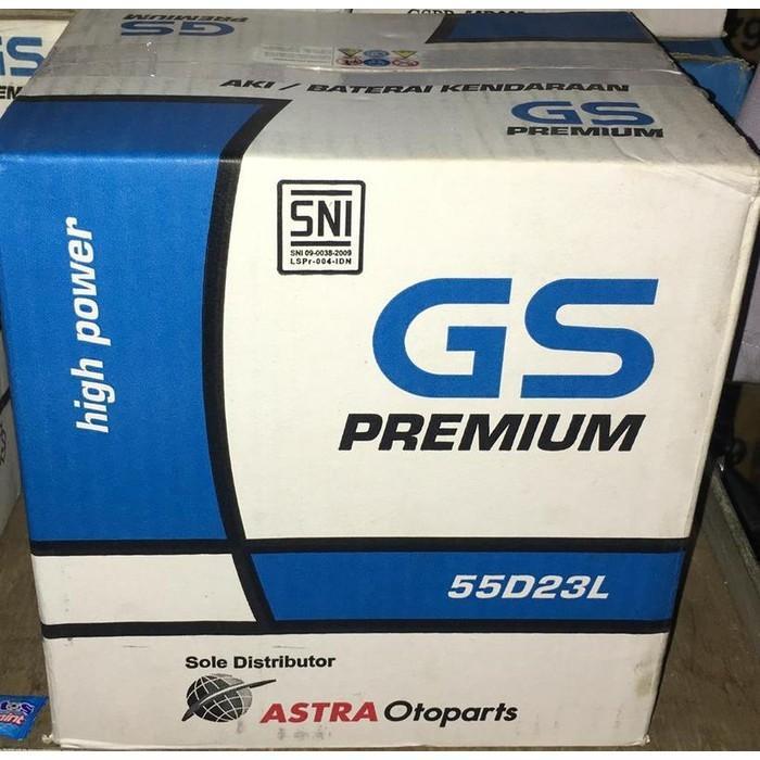 ACCU / AKI GS PREMIUM 55D23L 12V 60AH