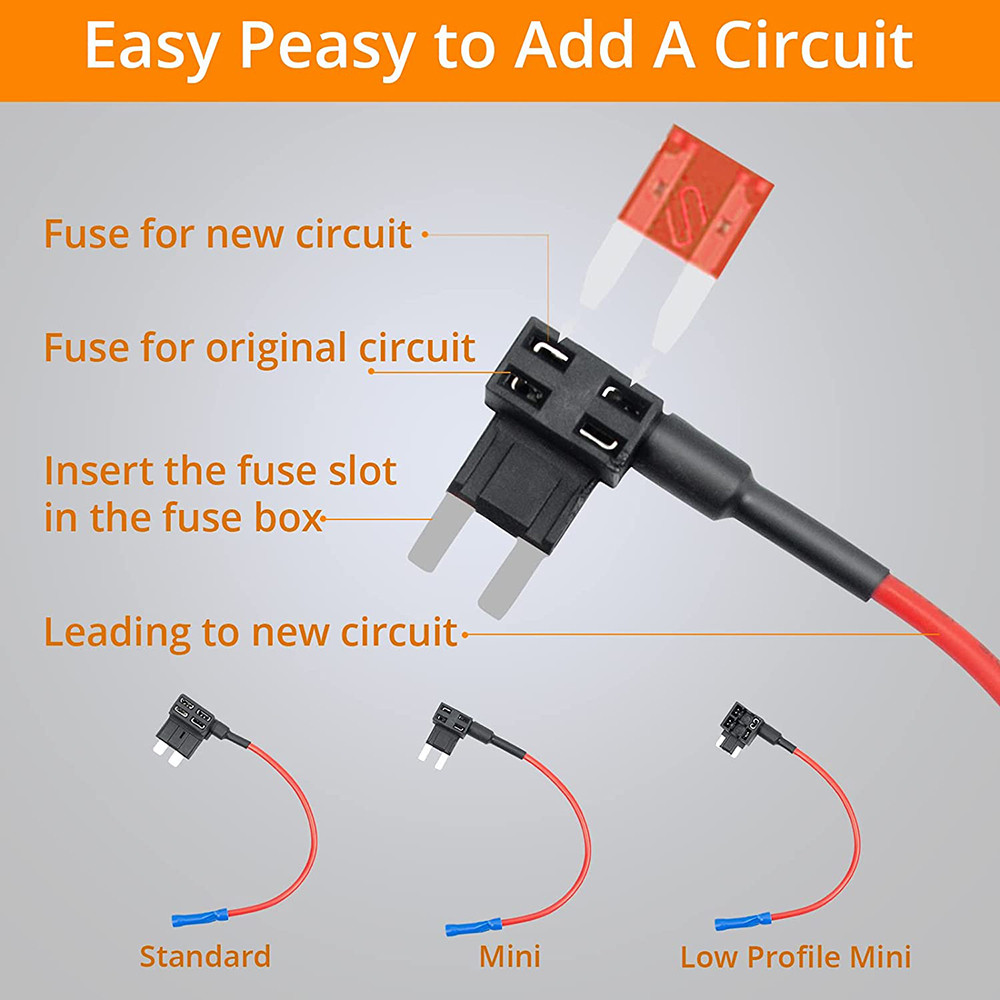 435pcs Blade Fuse Kit - Standard, Mini, Low Profile Mini with Fuse Tester + Fuse Puller+16 Gauge