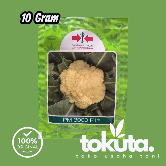 Promo PM 3000 ( PM3000 ) F1 10 Gram Benih Kembang Kol Cap Panah Merah Terlaris