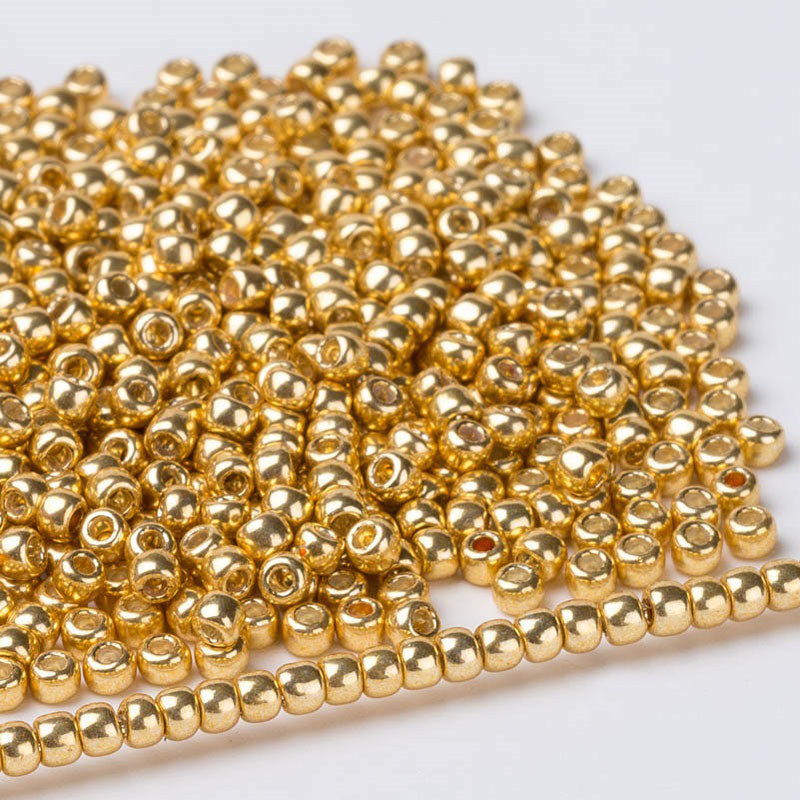 TOHO Beads From Japan Are Electroplated With Metal Circular Glass Beads Used For DIY Bracelets Rings