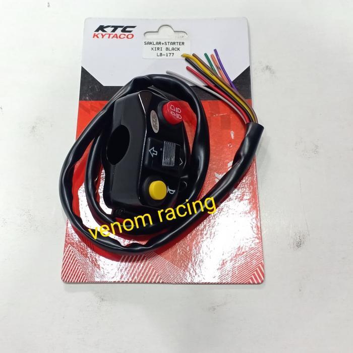 saklar kiri ktc kytaco LB 177/ saklar kiri ktc lb177 hitam/ saklar ktc