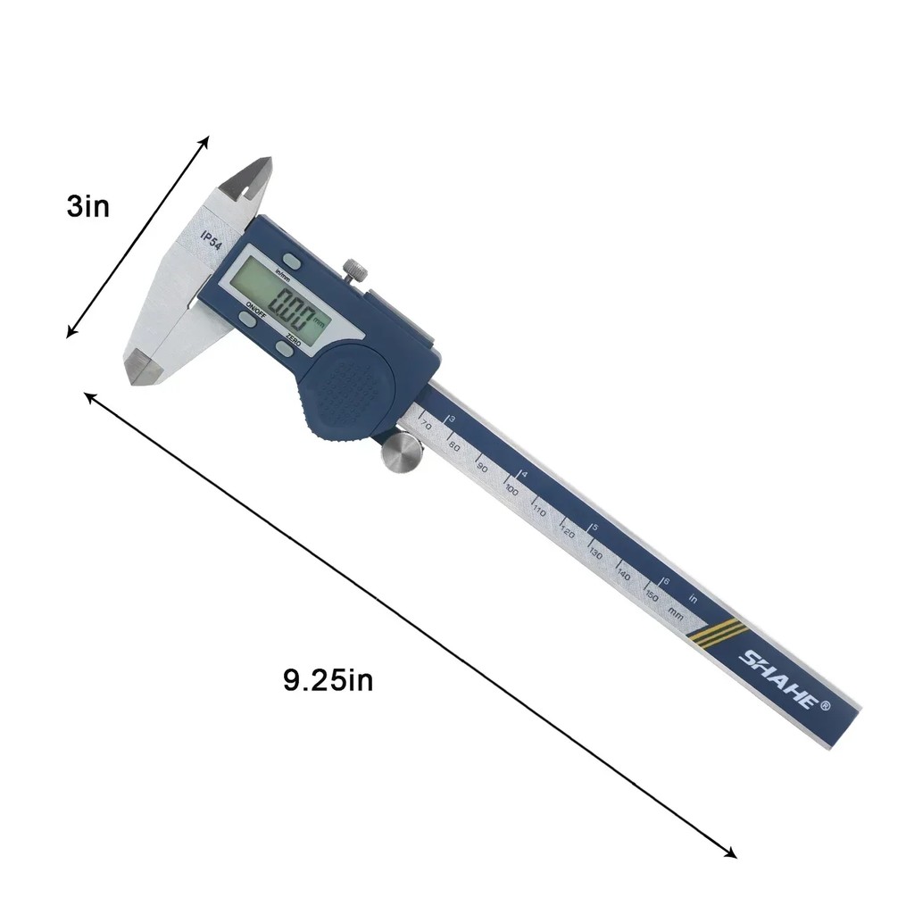 SHAHE Digital Vernier CalipersElectronic Vernier Caliper 150 mm Micrometer Steel Vernier Caliper