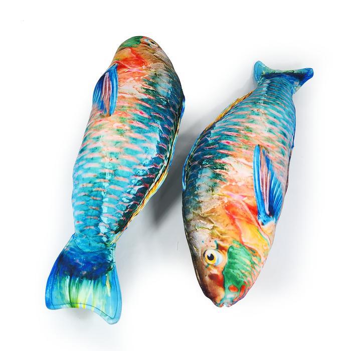 Boneka Ikan Kakatua Parrotfish Warna Cerah