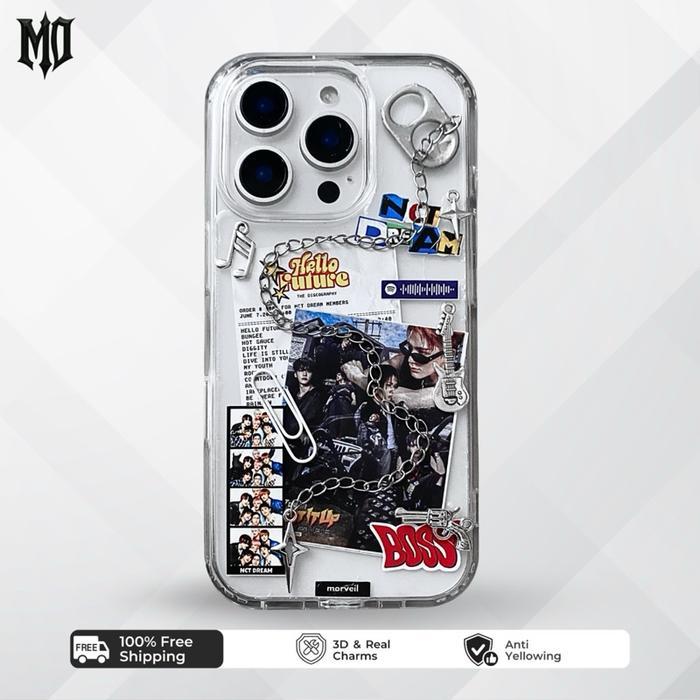 MURAH [morveil] Luxe - NCT KPOP CASE HP IPHONE ANDROID casing resin unik aesthetic keren gothic y2k