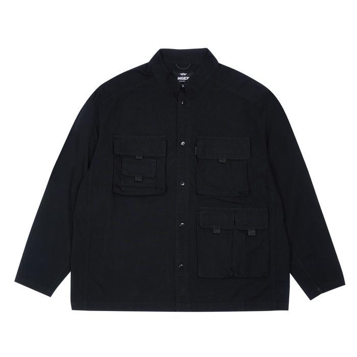 MGee Baju Kemeja Jacket Koko Koleksi OVERSIZE Amiri C003 Black