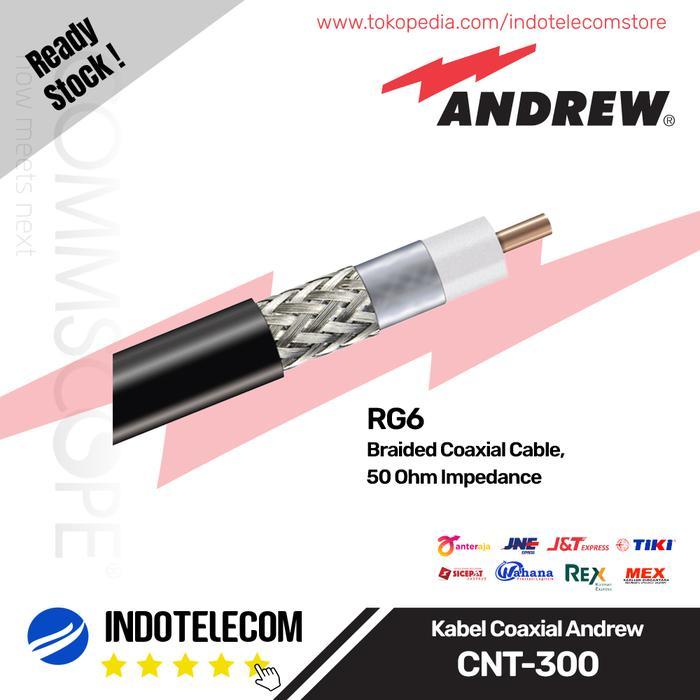 Dahua - Kabel Coaxial RG6 Andrew CNT-300 50 Ohm CNT300 RG-6 ORI NEW