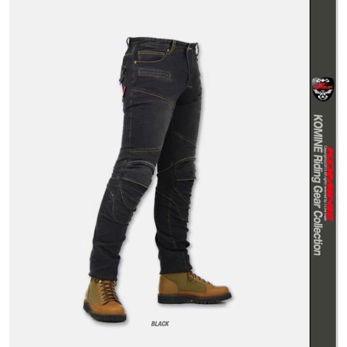 Celana Turing / Touring Jeans Komine Pk718 Pk-718 Slim Fit