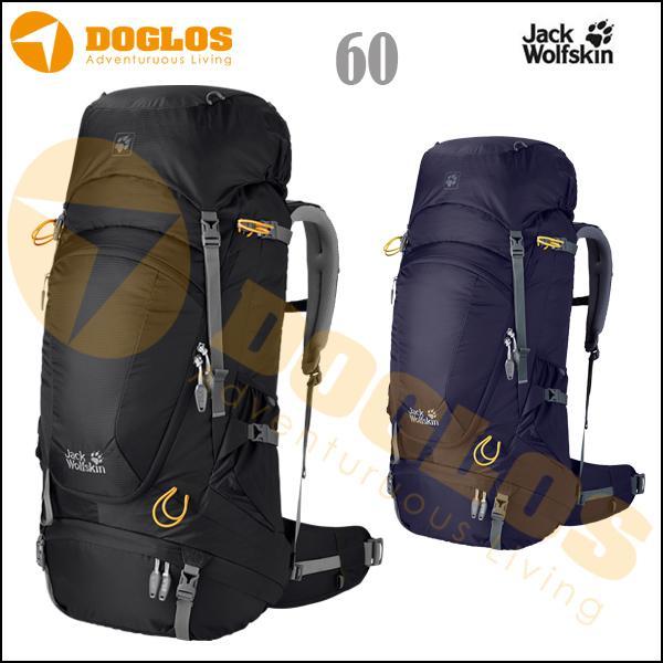 Jack Wolfskin HIGHLAND TRAIL XT 60 Tas gunung Carrier jws Hiking Black