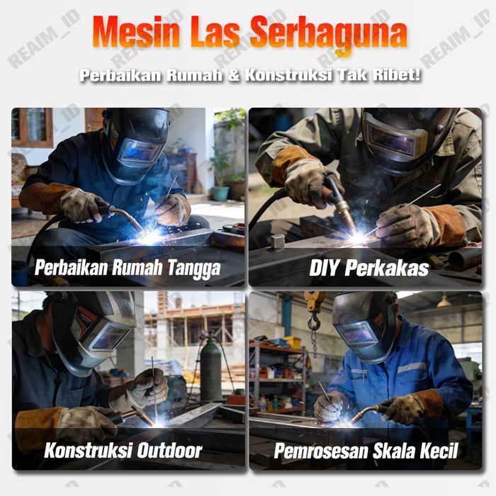 Reaim Mesin Las Jerman Mesin Las Mini TIG-400 Mesin Las Listrik 450 Watt Travo Las 450 Watt Mesin