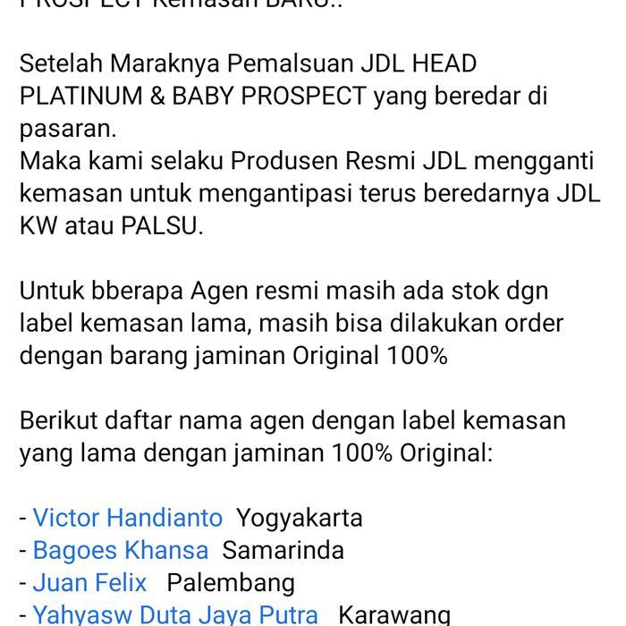 Vista - Jdl Head Baby Prospek Pelet Jenong