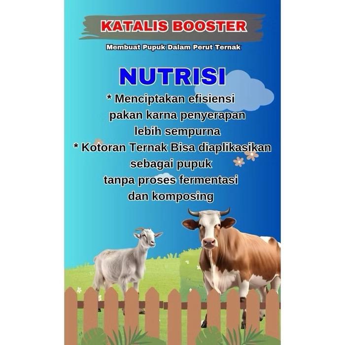 Khusus jawa Katalis booster Membuat pupuk dalam perut ternak sapi, kambing, ayam