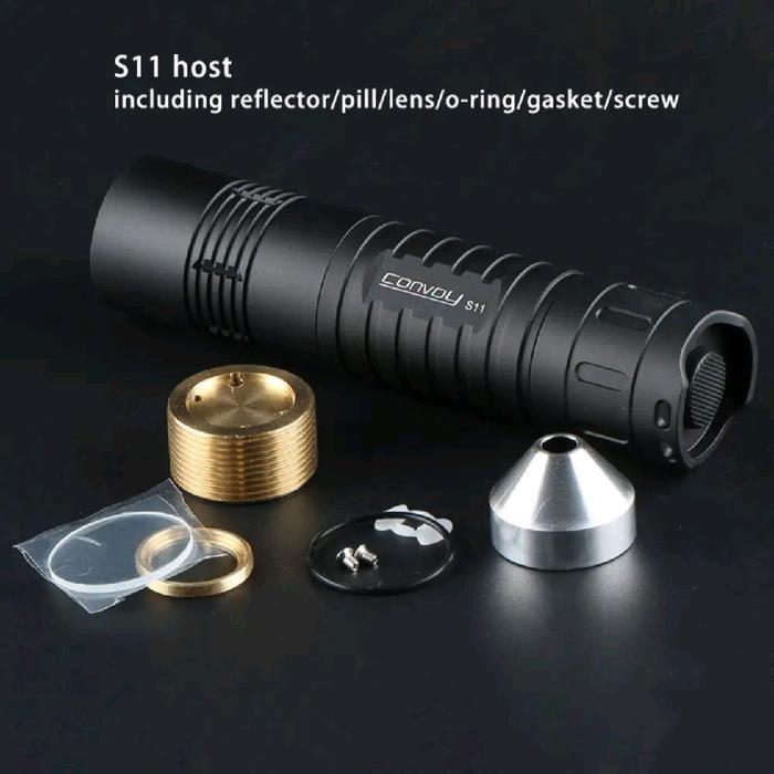 HOST CONVOY S11 TIDAK TERMASUK LED DAN DRIVER HITAM