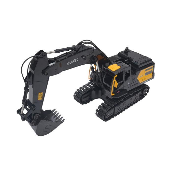 Go Project Top Gear Speedx Construction Excavator 11 Channel Remote Control 1:12 - Hitam Miniatur