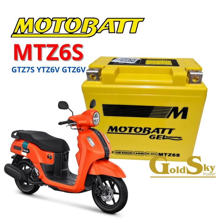Aki Kering Motor Yamaha Fazzio Freego S Mtz6S Gtz7S Ytz6V Motobatt