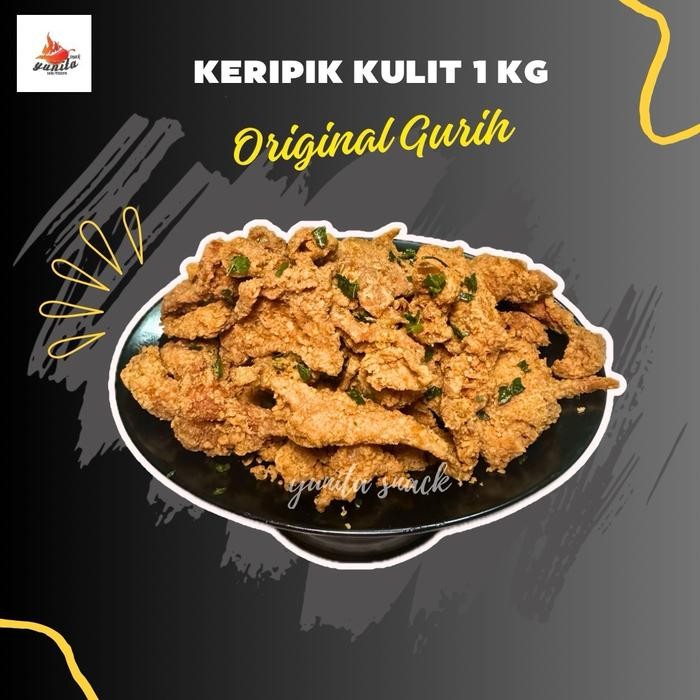 

KERIPIK KULIT AYAM KRISPI 500GRAM PEDAS SNACKS FOOD