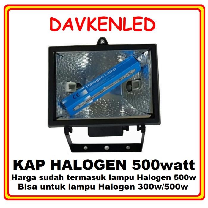 Pilihan- Lampu Sorot Halogen 500Watt/Kap Lampu Sorot Halogen 500Watt