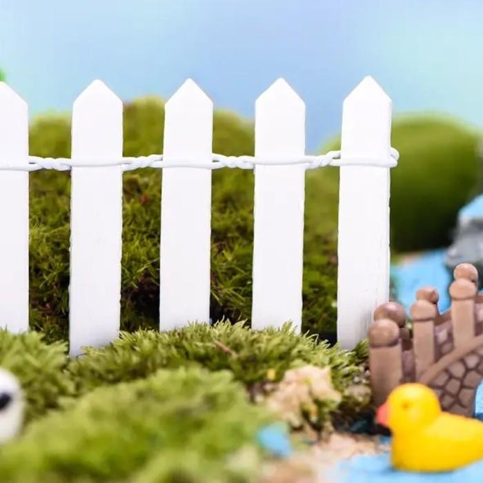 Jlterang Miniatur Pagar 90*5Cm Miniatur Pagar Kayu Hiasan Miniatur Pagar Taman Maket Pagar Aksesori