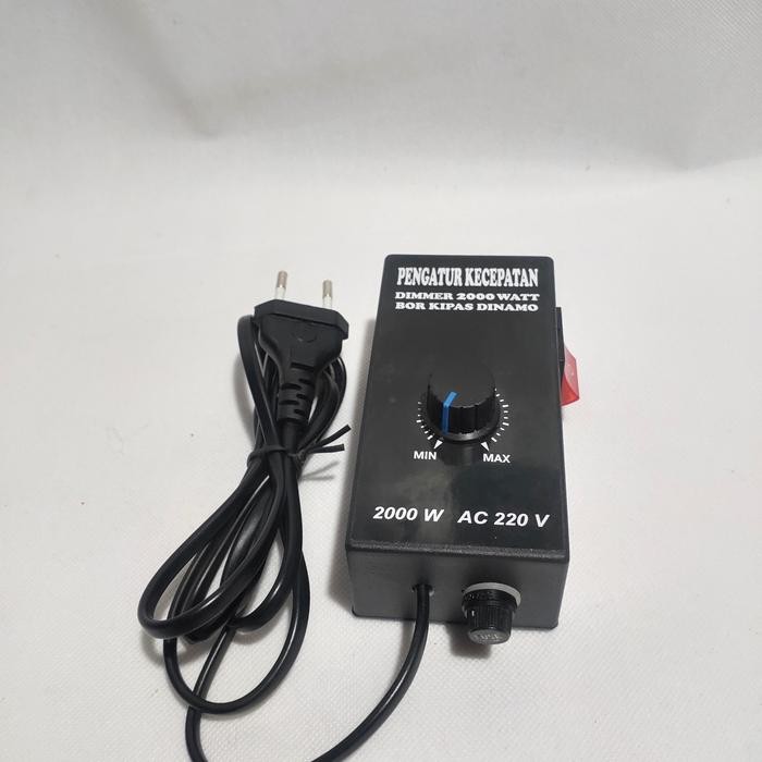 DIMER SCR 2000 WAT DIMER 2KW/DIMER RPM AC 220V PENGATUR/KECEPATAN DLL