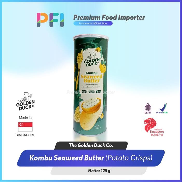 

The Golden Duck Potato Chips Kombu Seaweed Butter 125gr