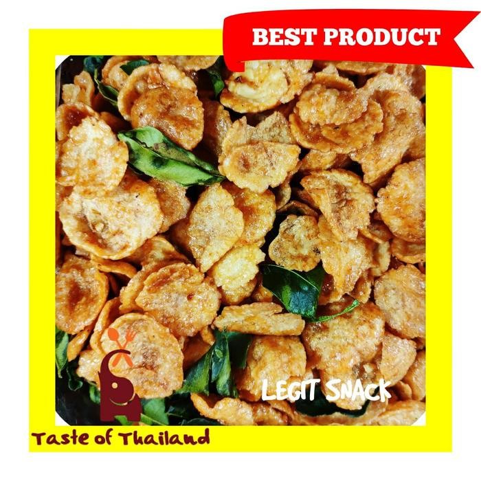 

500Gr EMPING PEDAS MANIS THAILAND / KERIPIK (KRIPIK) DAUN JERUK GROSIR