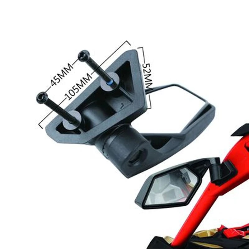 2Pc Utv/Atv Rear View Mirror 4X4 Racing Side Mirrors Set Rearview Mirrors For Can-Am Brp Utv