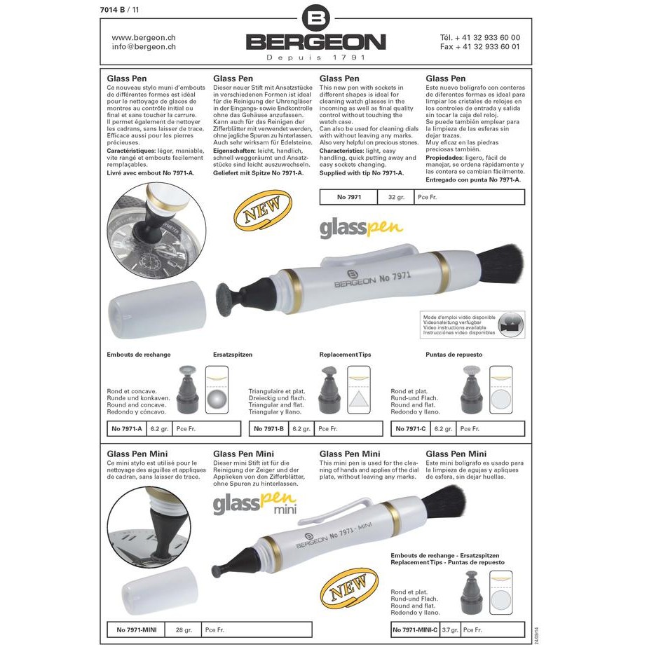 

Bisa Termin! Bergeon 7971 Pembersih Kaca Jam Glass Pen