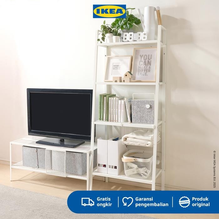 IKEA LERBERG Rak Serbaguna Minimalis Bahan Baja 60x148 cm - Putih