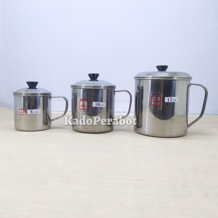 mug maspion stainless - mug stainless tebal - cuntang stainless