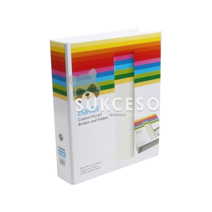 

Bantex Insert Binder Ring Ordner A4 2D 40mm 8542 07 White Murah