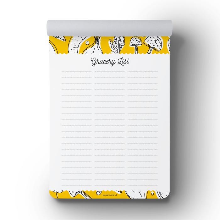 

Grocery List Receta Notepad